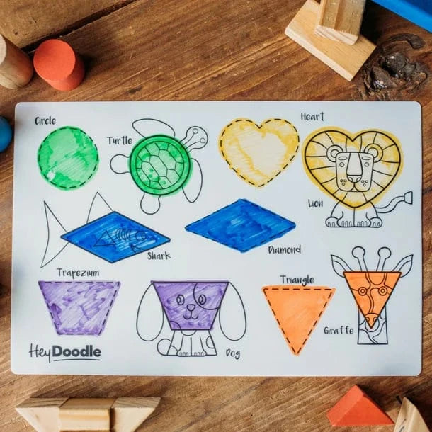 HeyDoodle Toys Shape Shifters Playmat (Mini)