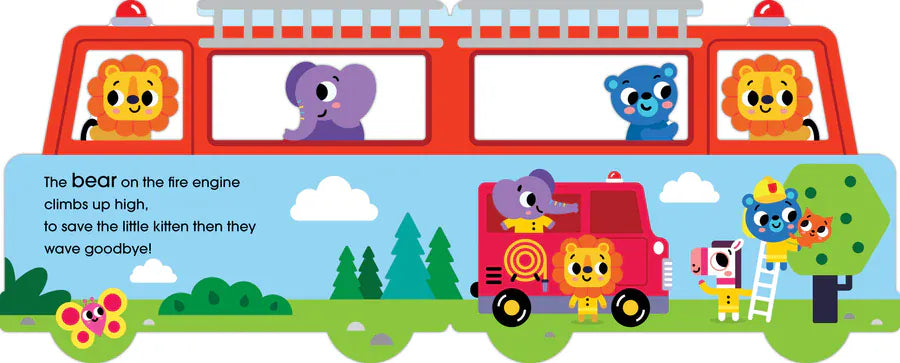 Hinkler Childrens Books The Siren on the Fire Engine Board Book