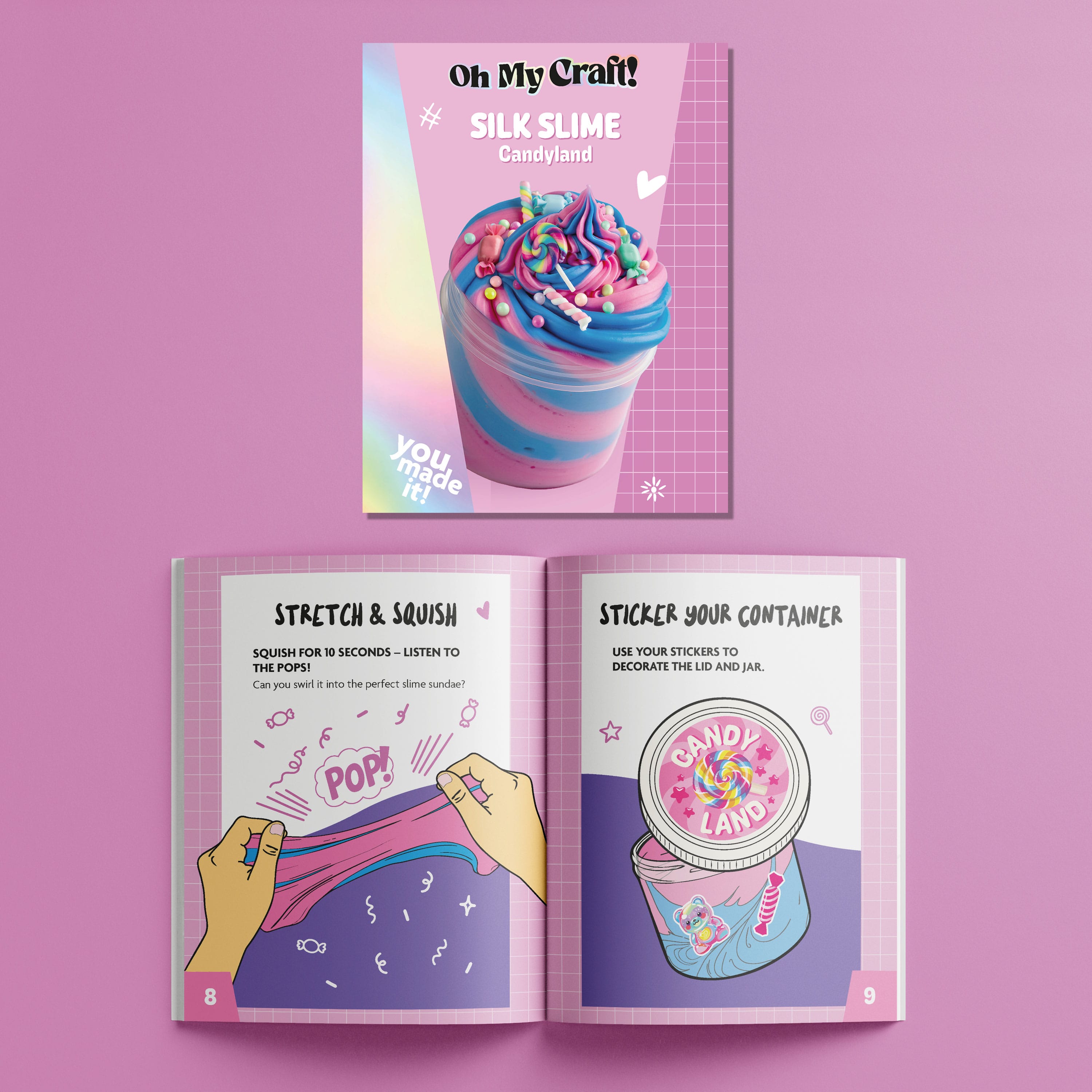 Hinkler Toys Oh My Craft Candyland Slime Kit