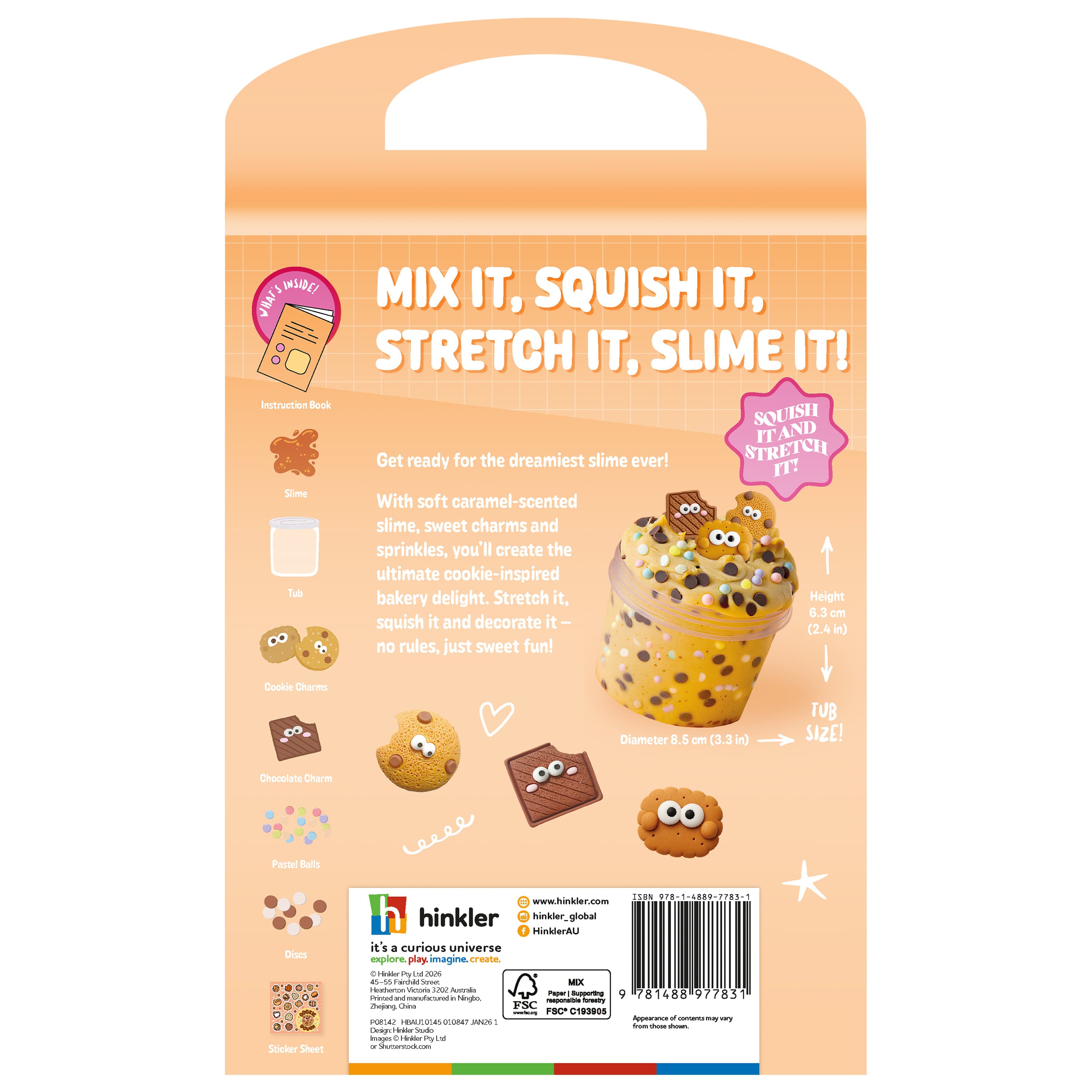 Hinkler Toys Oh My Craft Cookie Dough Slime Kit