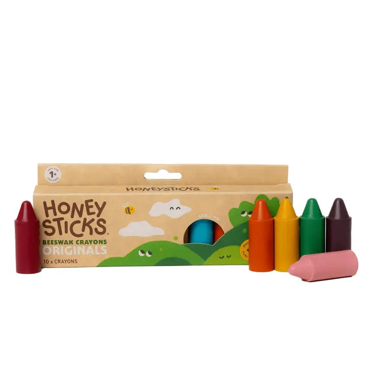Honeysticks Toys Beeswax Crayons Originals 10pk