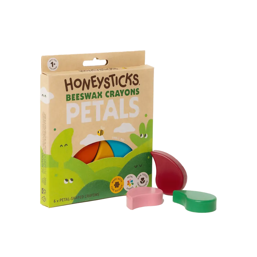 Honeysticks Toys Beeswax Crayons Petals 6pk