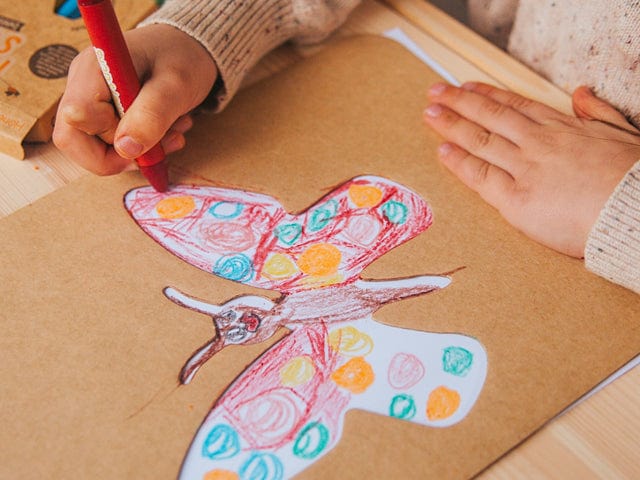 Honeysticks Toys Jumbo Stencils and Crayons Activity Set