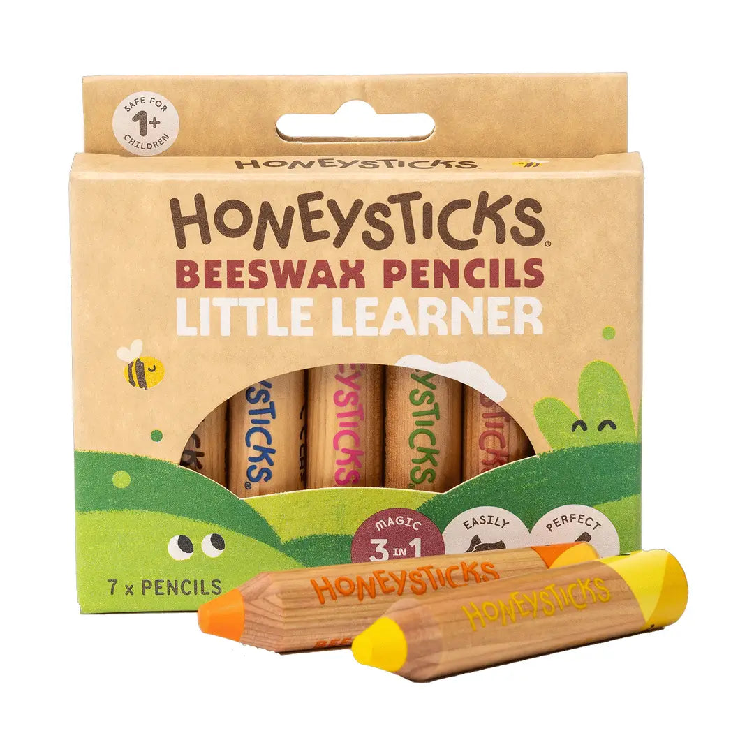 Honeysticks Toys Magic 3-in-1 Beeswax Pencils Little Learners 7pk