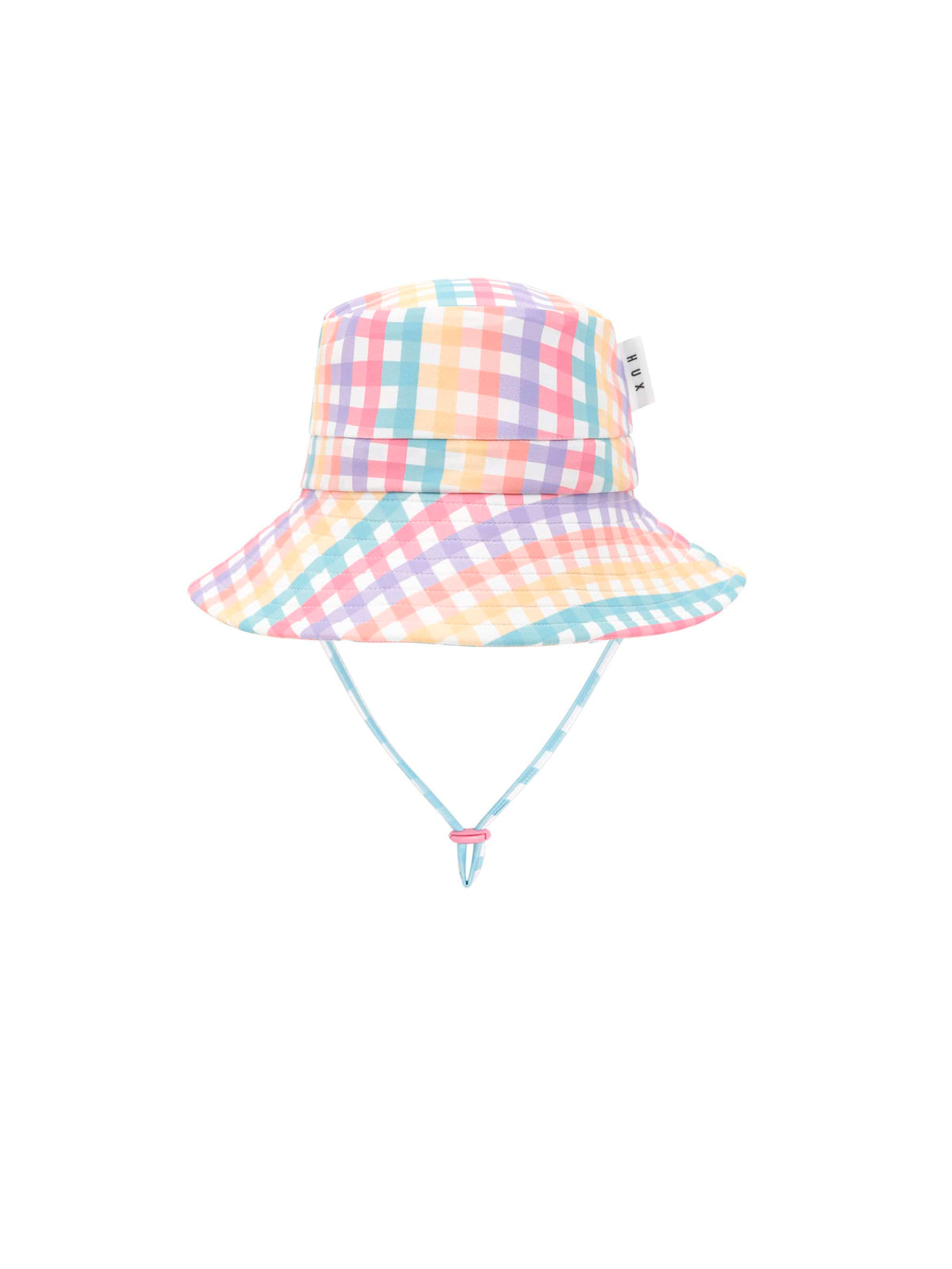 Huxbaby Accesories Hats Rainbow Check Swimhat
