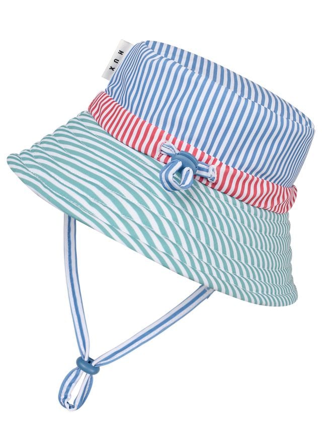 Huxbaby Accesories Hats Spliced Stripe Swim Hat