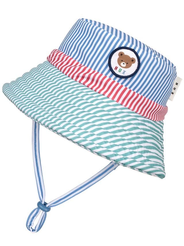 Huxbaby Accesories Hats Spliced Stripe Swim Hat