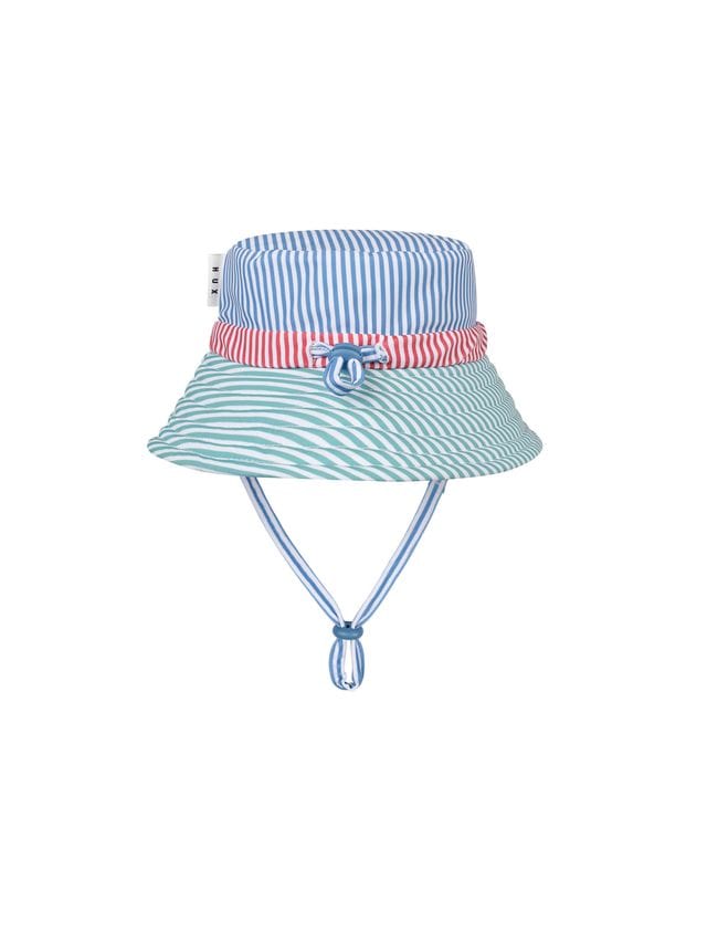 Huxbaby Accesories Hats Spliced Stripe Swim Hat