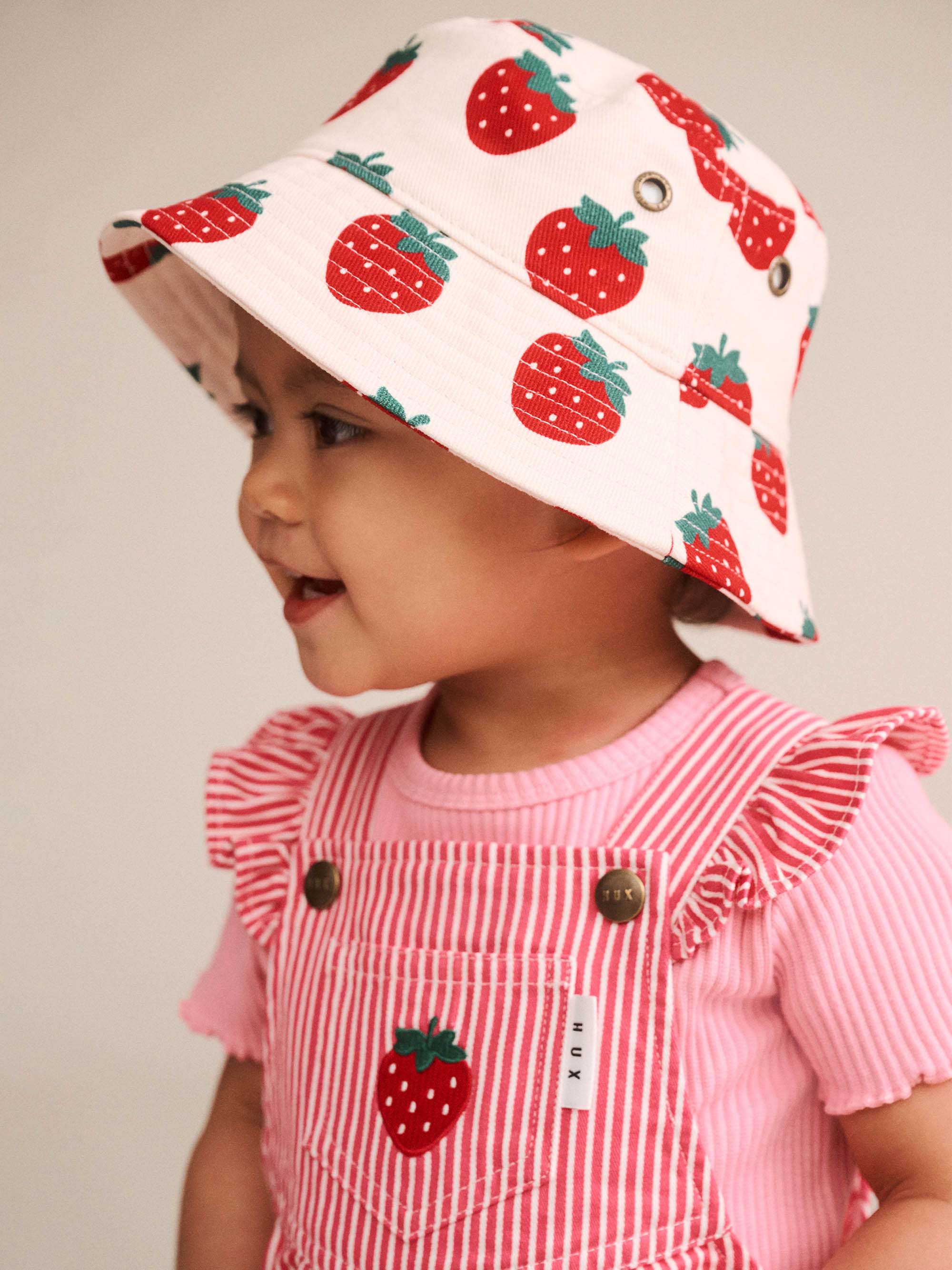 Huxbaby Accesories Hats Strawberry Bucket Hat