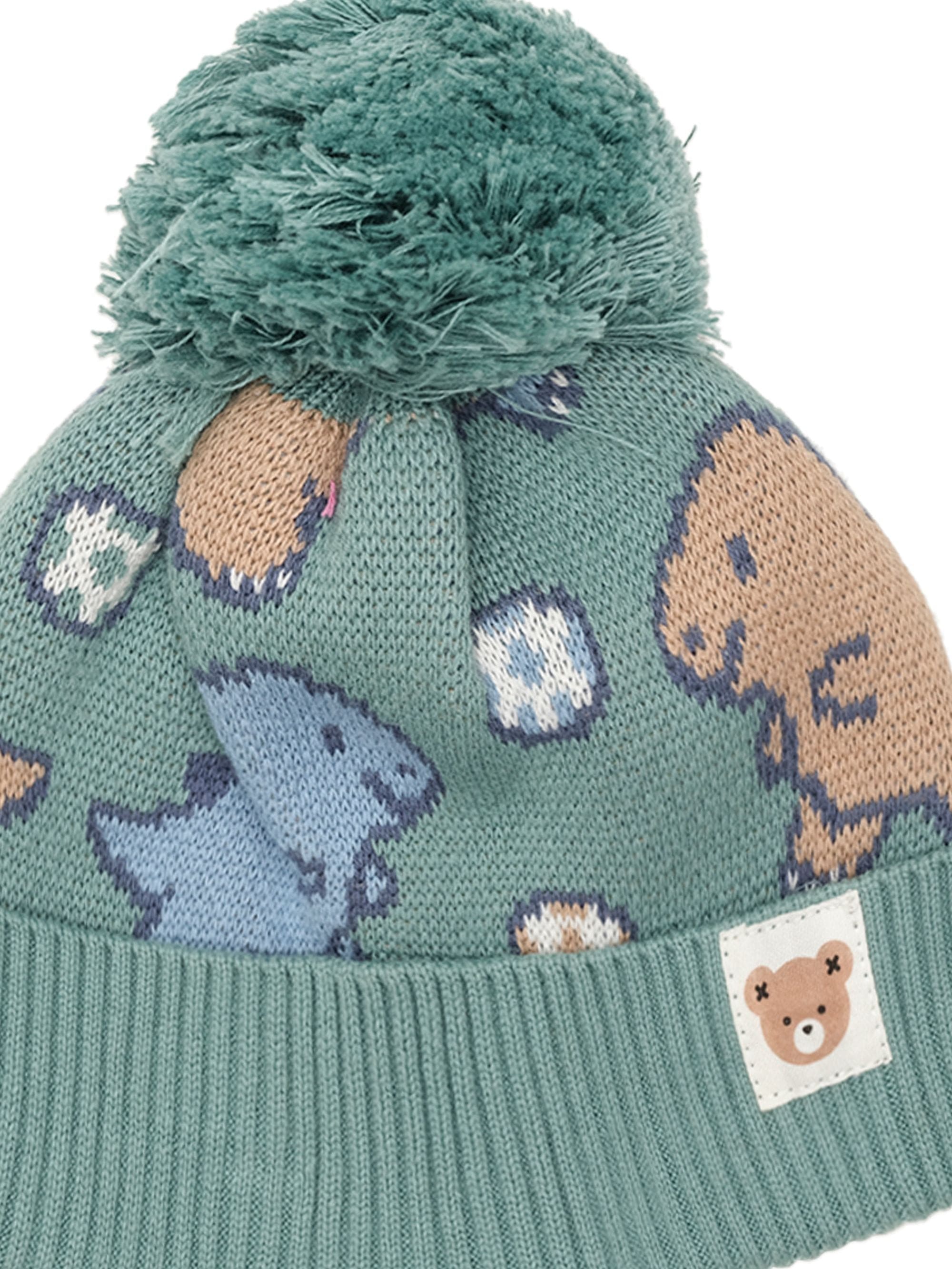 Huxbaby Accessories Hats Dino Play Knit Beanie