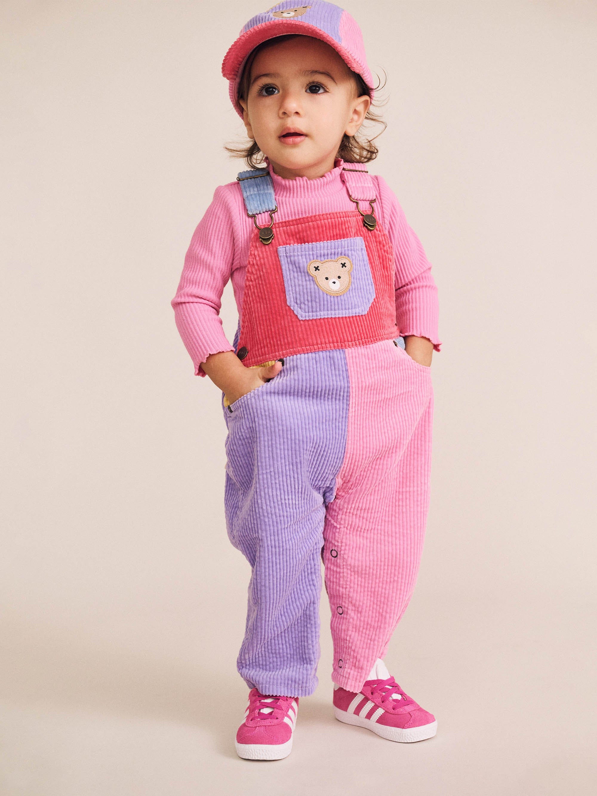Huxbaby Accessories Hats One Size Colour Block Cord Panel Cap