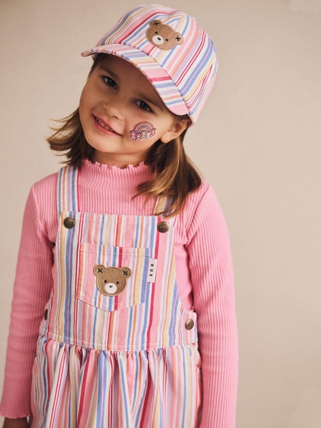 Huxbaby Accessories Hats One Size Pastel Stripe Huxbear Cap