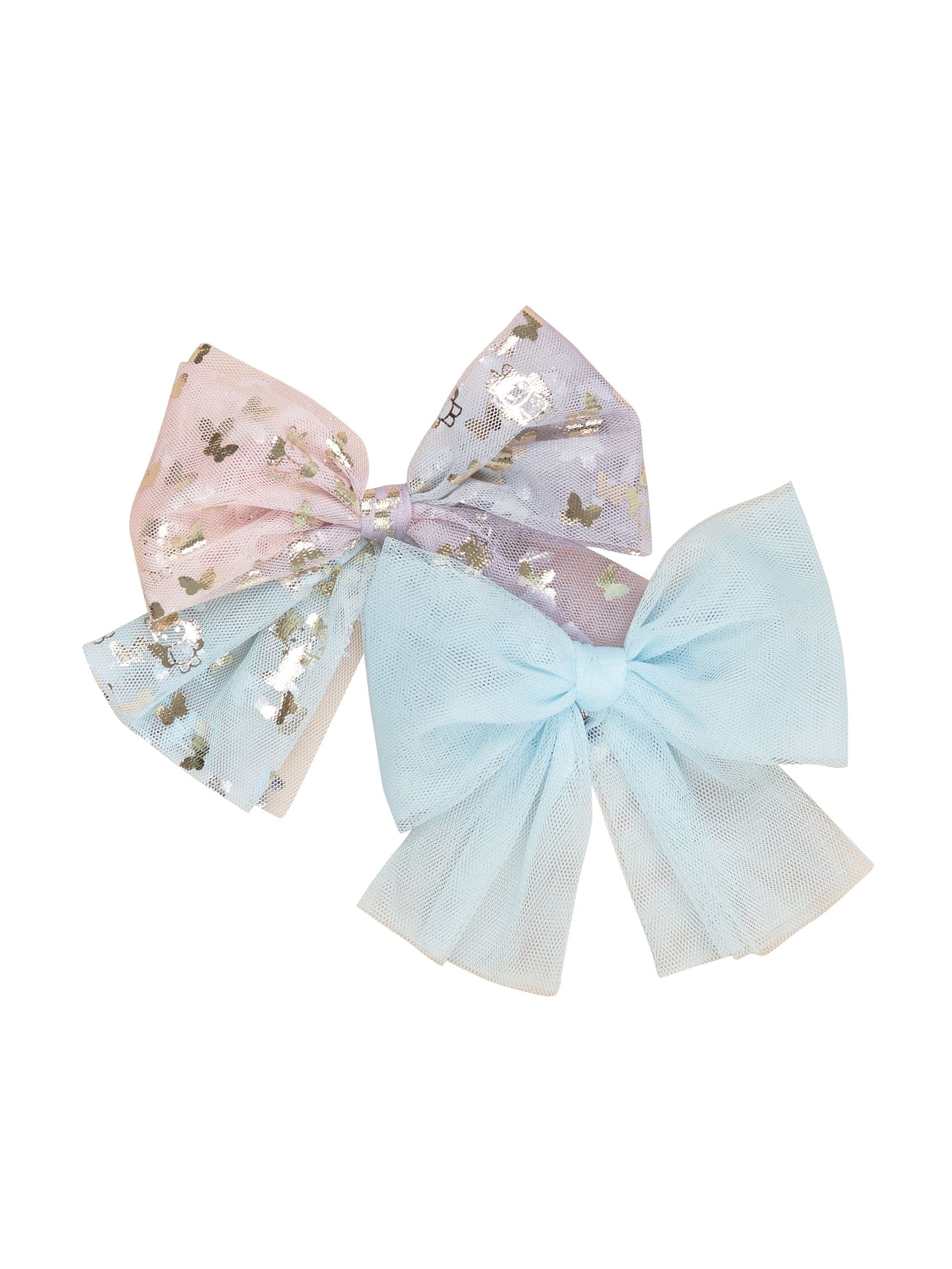 Huxbaby Accessory Hair Butterfly Unicorn 2PK Hair Bow