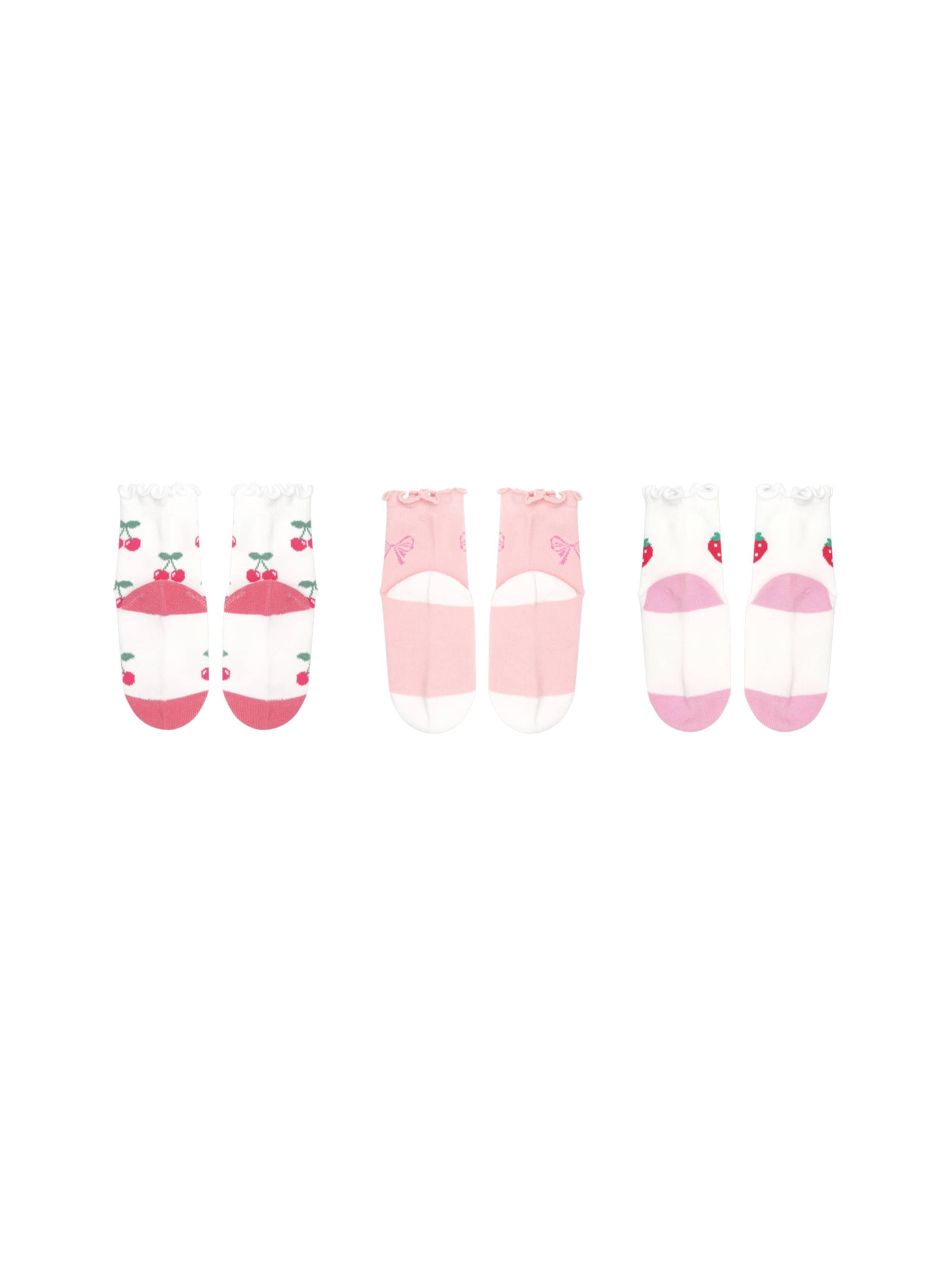 Huxbaby Accessory Socks 3pk Girls Frill Socks