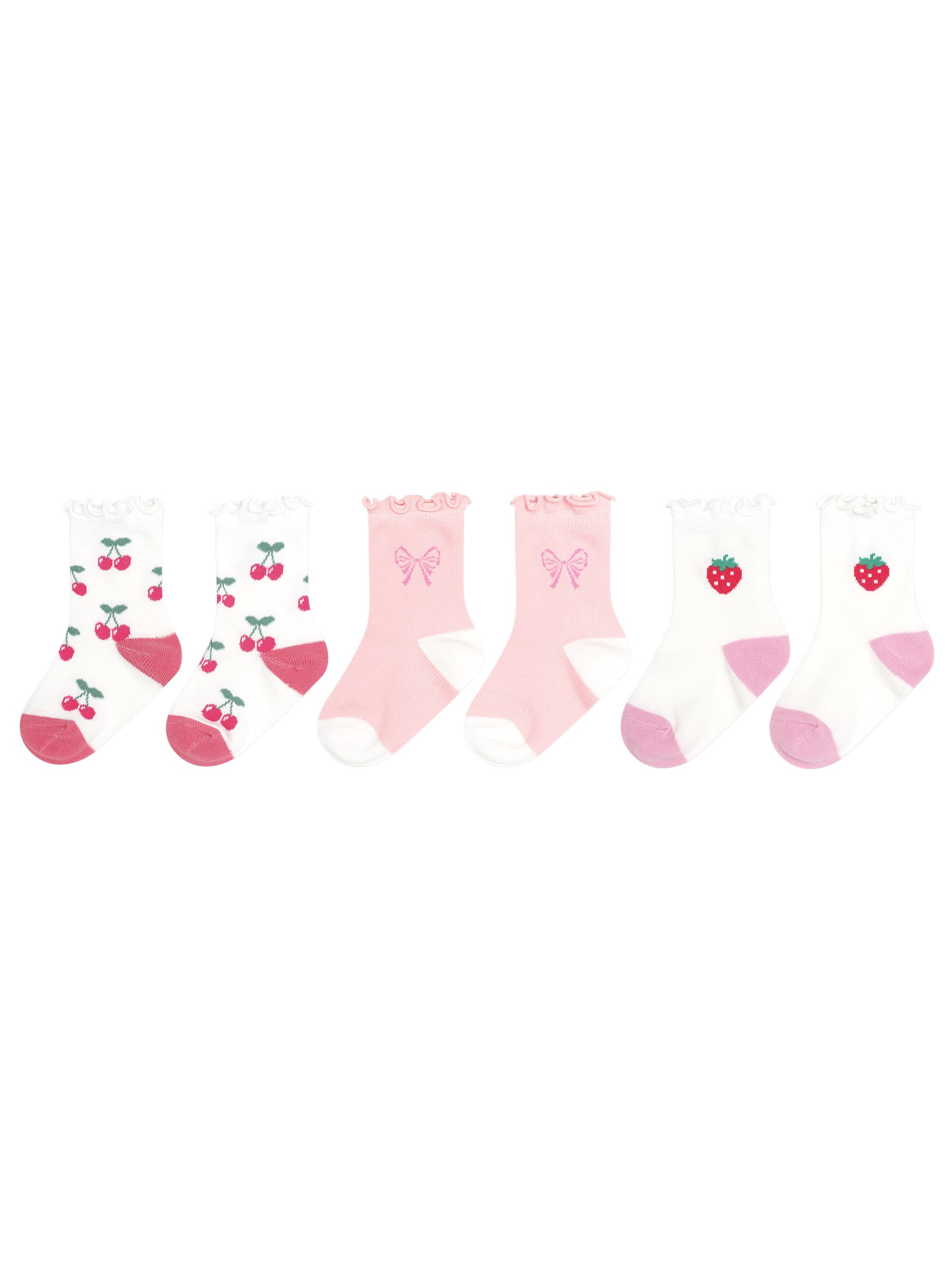 Huxbaby Accessory Socks 6-12M 3pk Girls Frill Socks