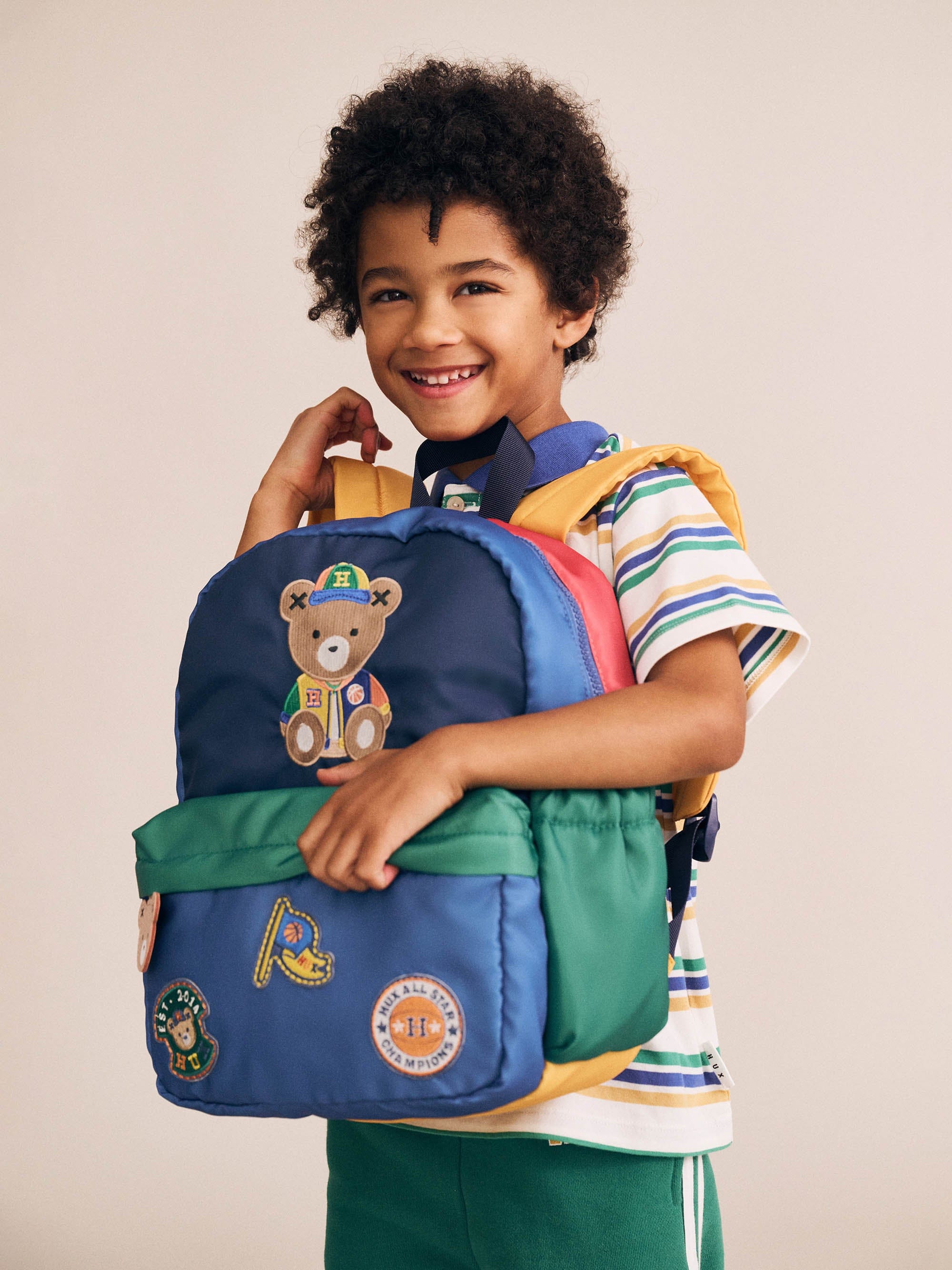 Huxbaby Backpacks Hux Colour Block Varsity Backpack