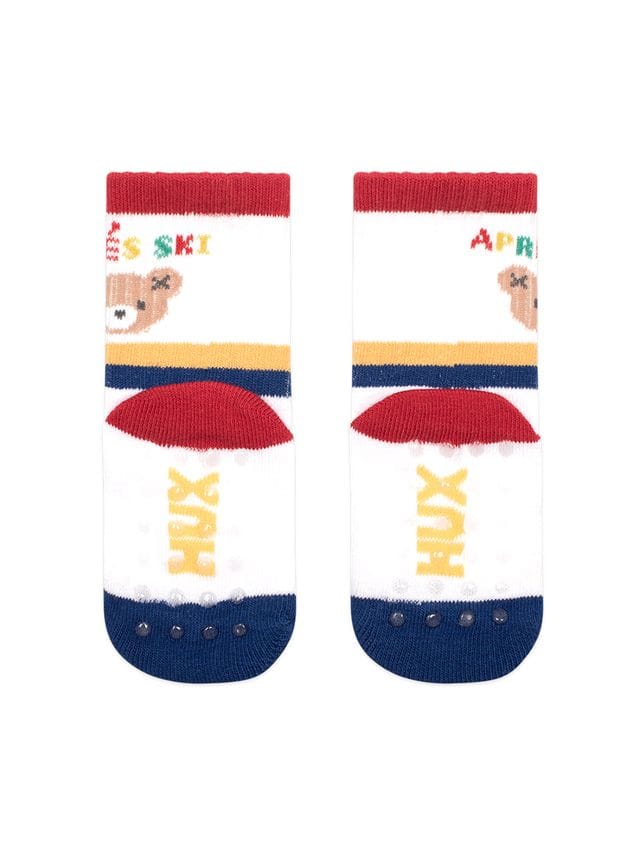 Huxbaby Boys Accessory Hux Apres Ski Cobalt Multi 2Pk Socks