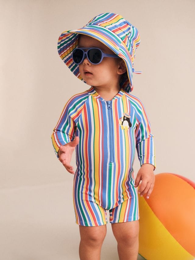 Huxbaby Boys Accessory Paradiso Blue Aviator Sunnies