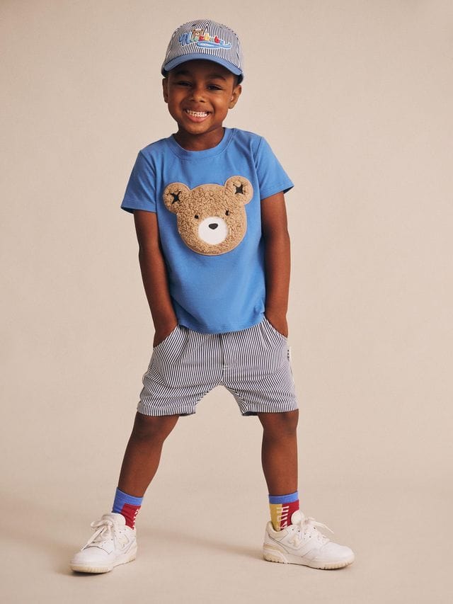 Huxbaby Boys All In Ones Classic Stripe Chino Shorts