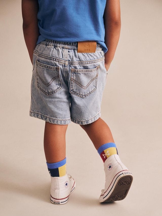 Huxbaby Boys All In Ones Dreamy Denim Shorts