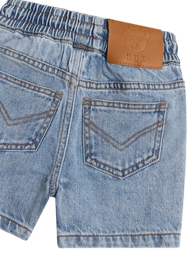Huxbaby Boys All In Ones Dreamy Denim Shorts