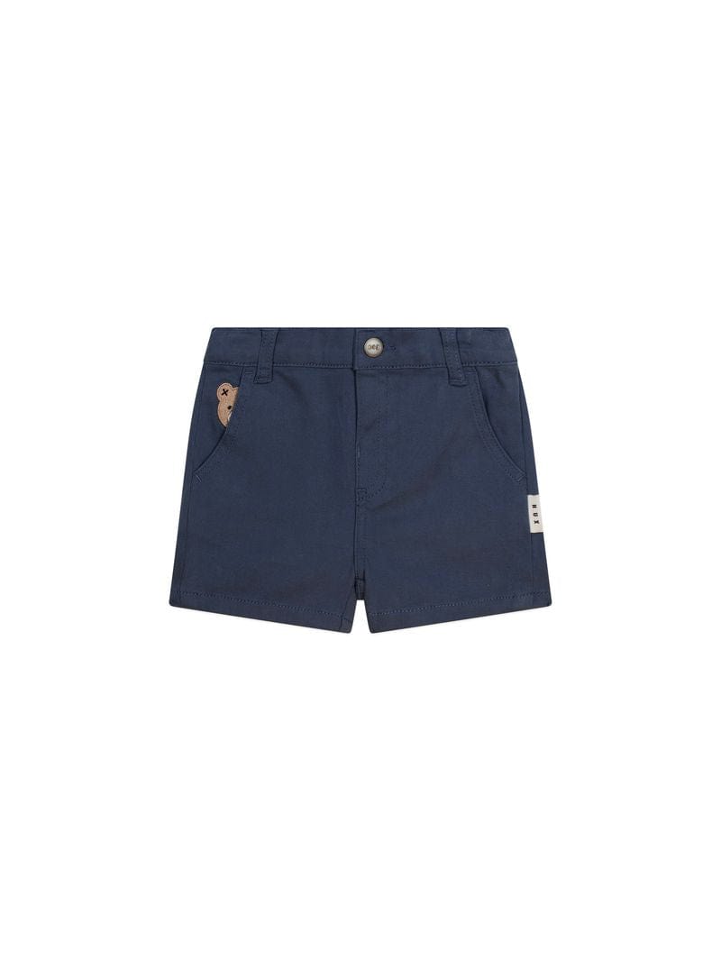Huxbaby Boys All In Ones In the Navy Chino Shorts