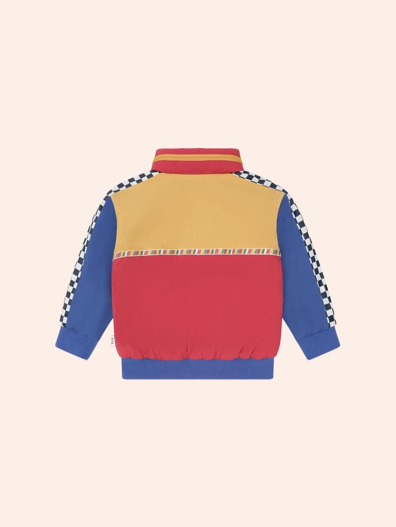 Huxbaby Boys Jacket Retro Motosport Windbreaker