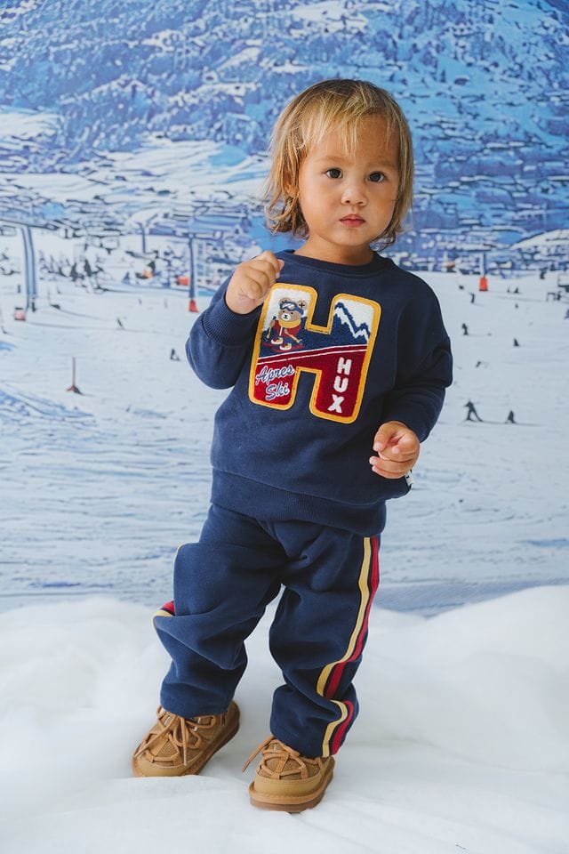 Huxbaby Boys Jumper Apres Ski Emblem Sweat