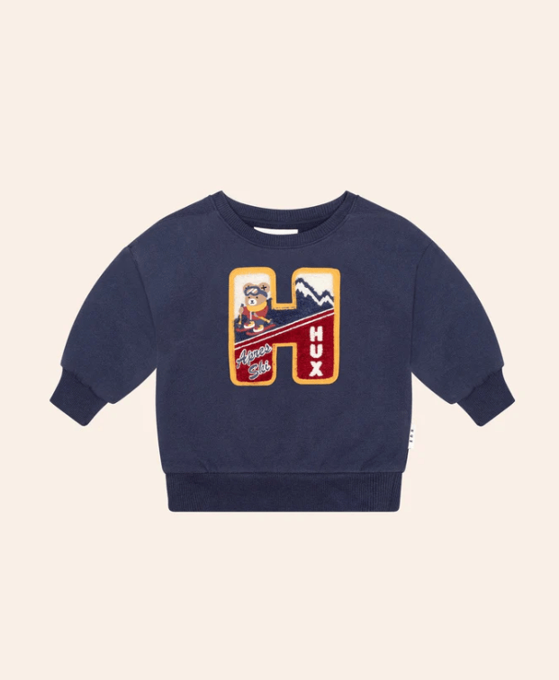 Huxbaby Boys Jumper Apres Ski Emblem Sweat