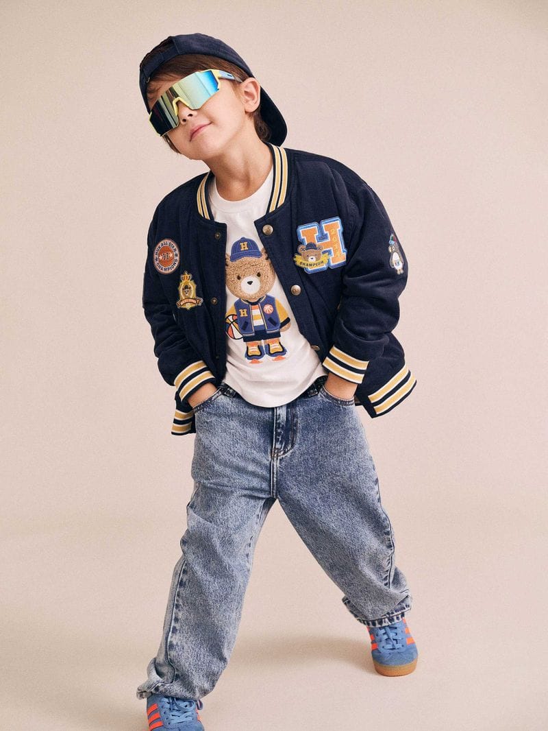 Huxbaby Boys Jumper Collegiate Hux Cord Jacket