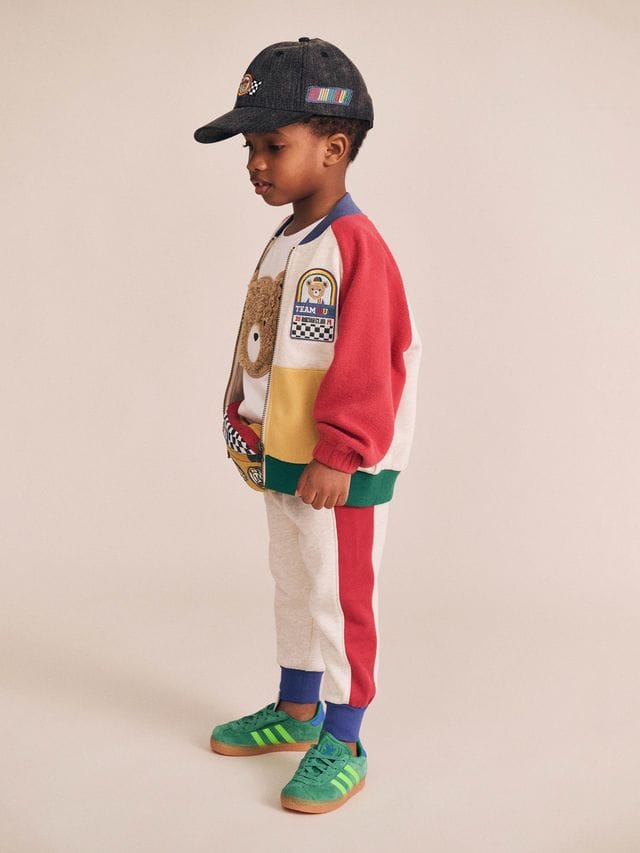 Huxbaby Boys Jumper Hux Colour Block Zip Sweat