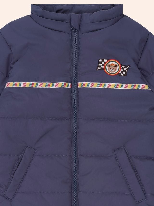 Huxbaby Boys Jumper Rug Up Hux Spliced Puffer Jacket
