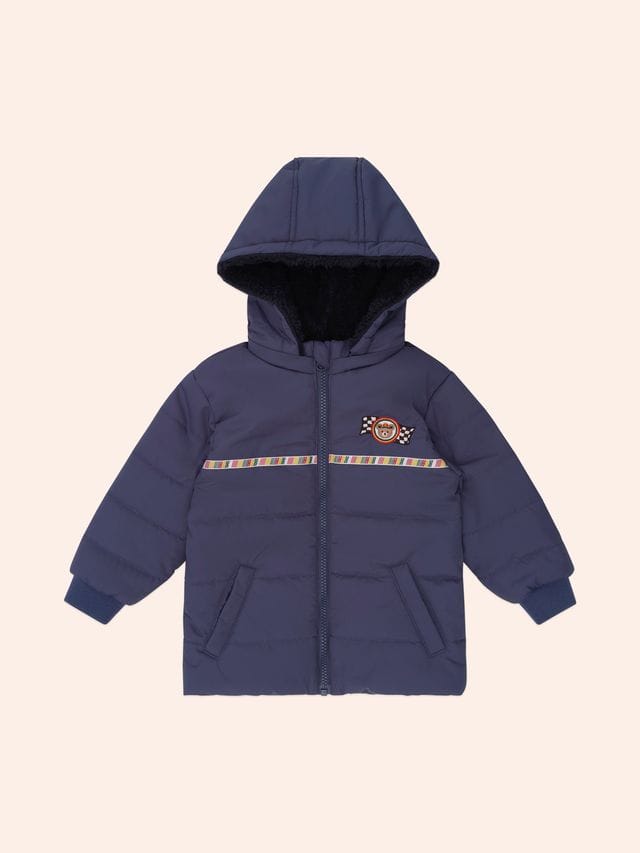 Huxbaby Boys Jumper Rug Up Hux Spliced Puffer Jacket