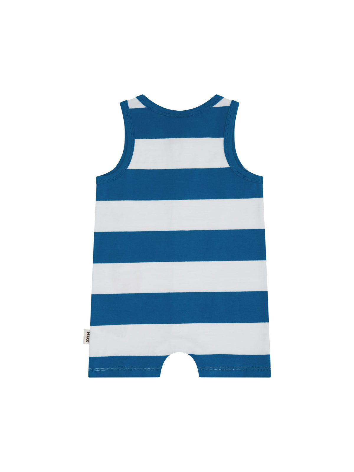 Huxbaby Boys Onesie Beach Club Hux Block Stripe Romper