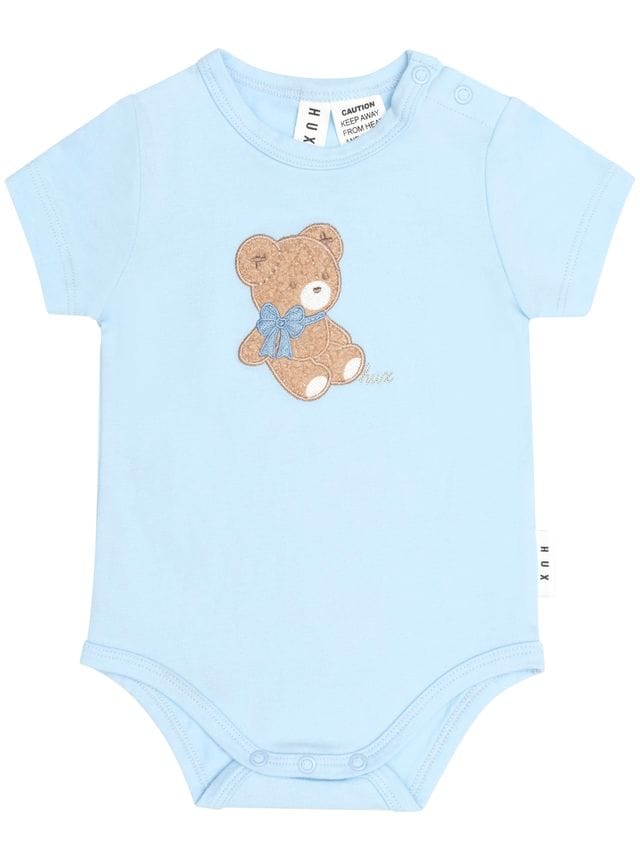 Huxbaby Boys Onesie Bow Hux S/S Bodysuit