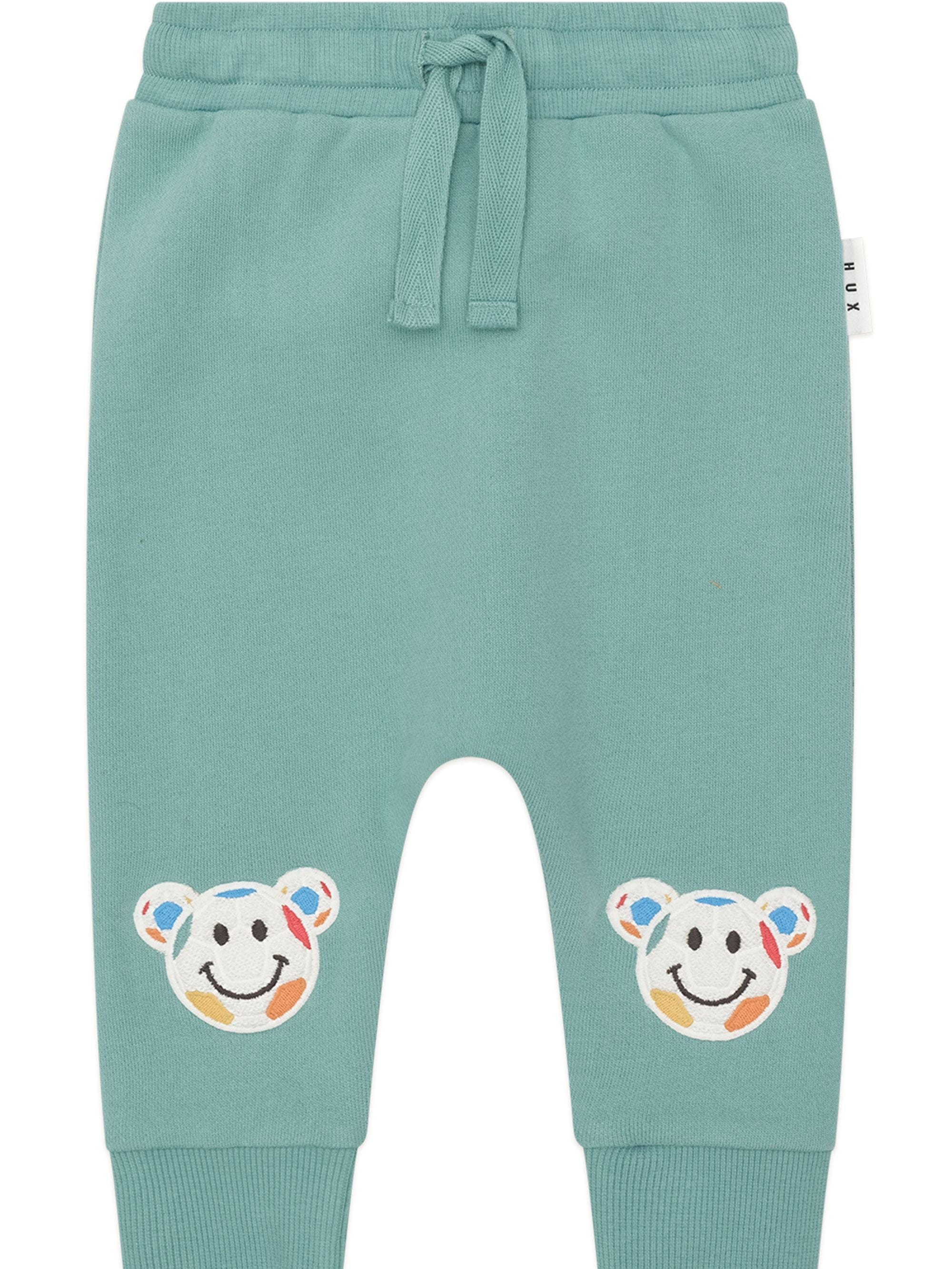 Huxbaby Boys Pant Smiley Soccer Drop Crotch Pant