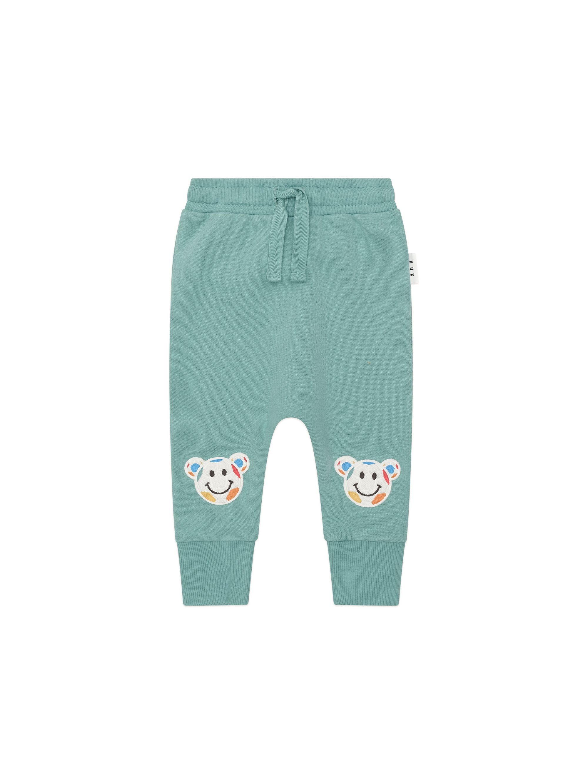 Huxbaby Boys Pant Smiley Soccer Drop Crotch Pant