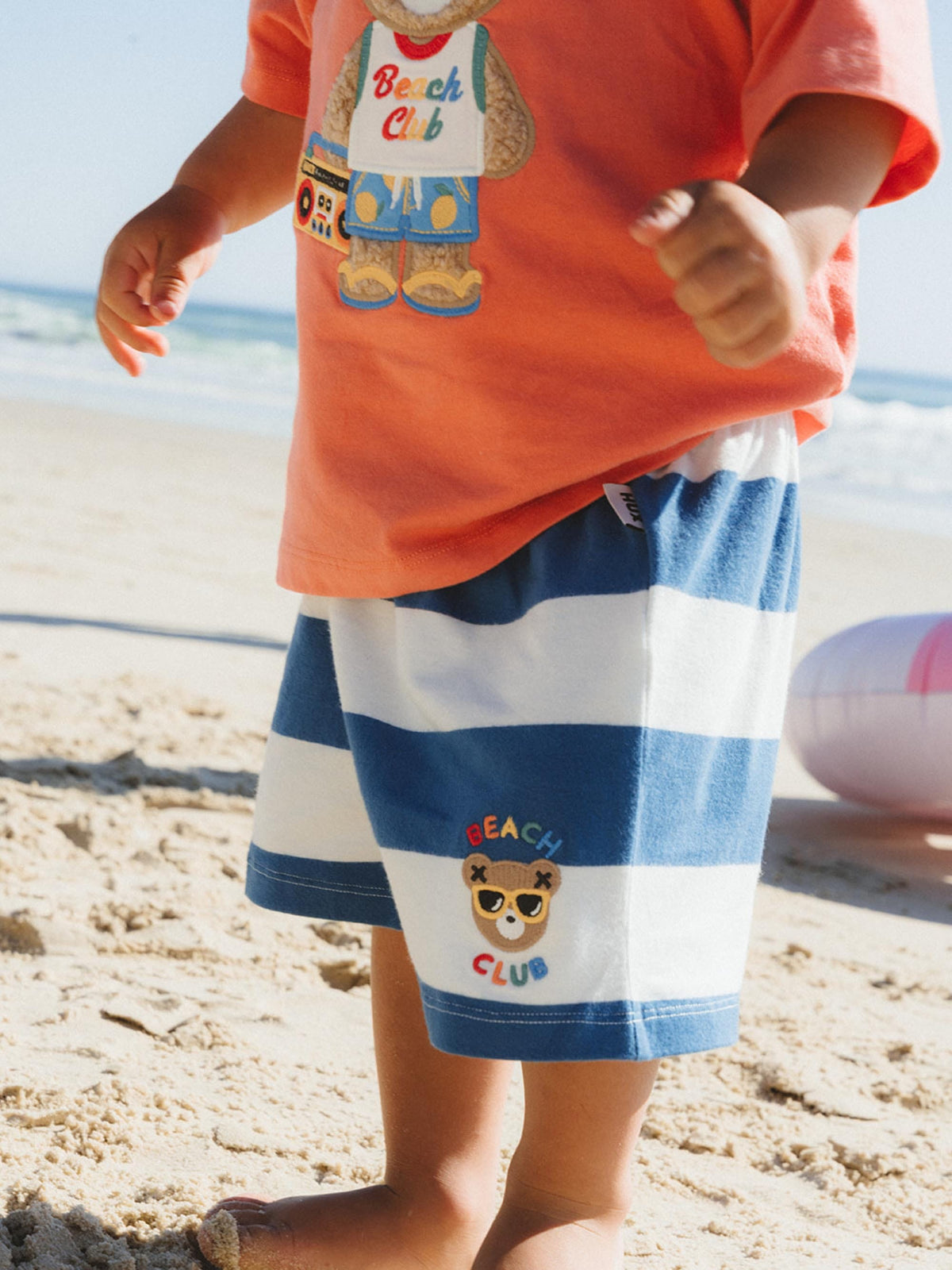 Huxbaby Boys Pants Beach Club Hux Block Stripe Short