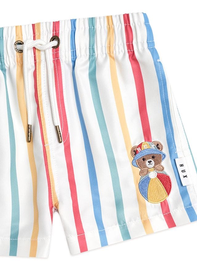 Huxbaby Boys Swimwear Huxbear Stripey Swim Shorts