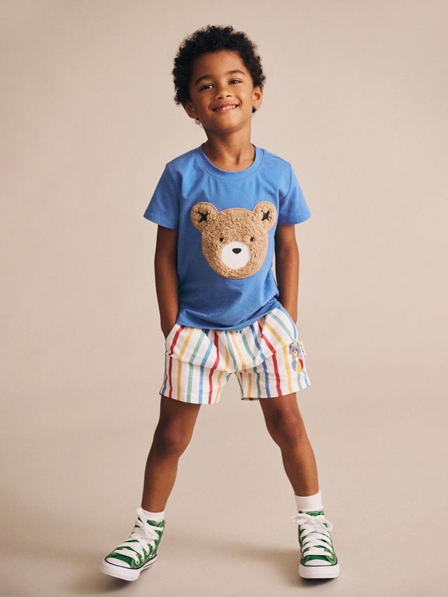 Huxbaby Boys Swimwear Huxbear Stripey Swim Shorts