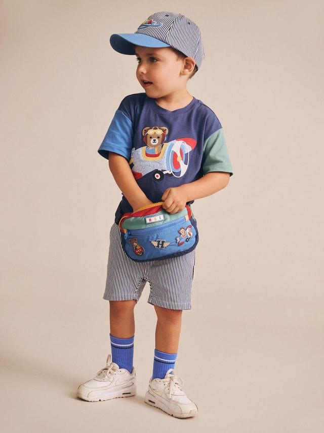 Huxbaby Boys Tops Aviator Huxbear Boxy Tee