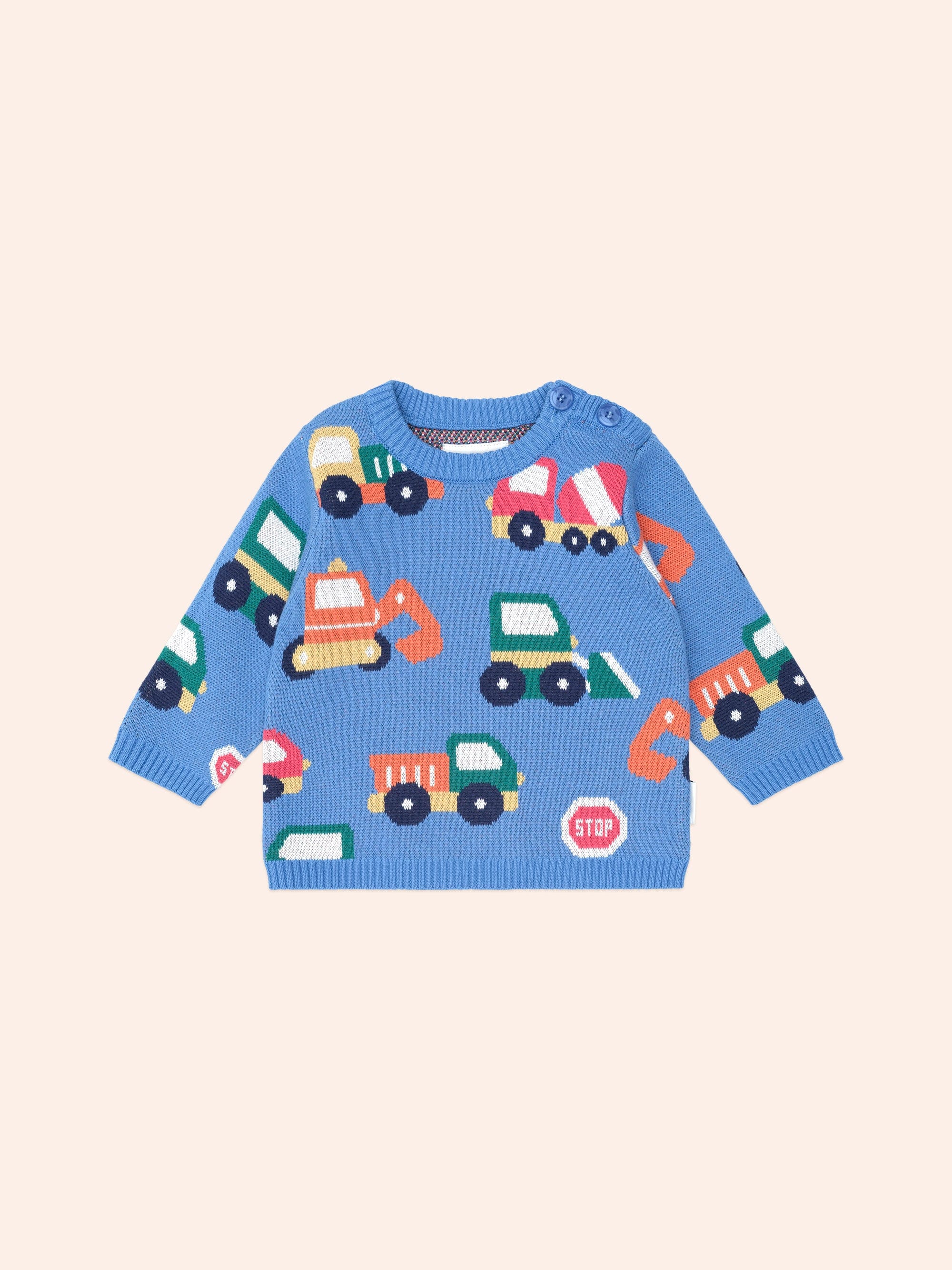 Huxbaby Boys Tops Construction Pullover