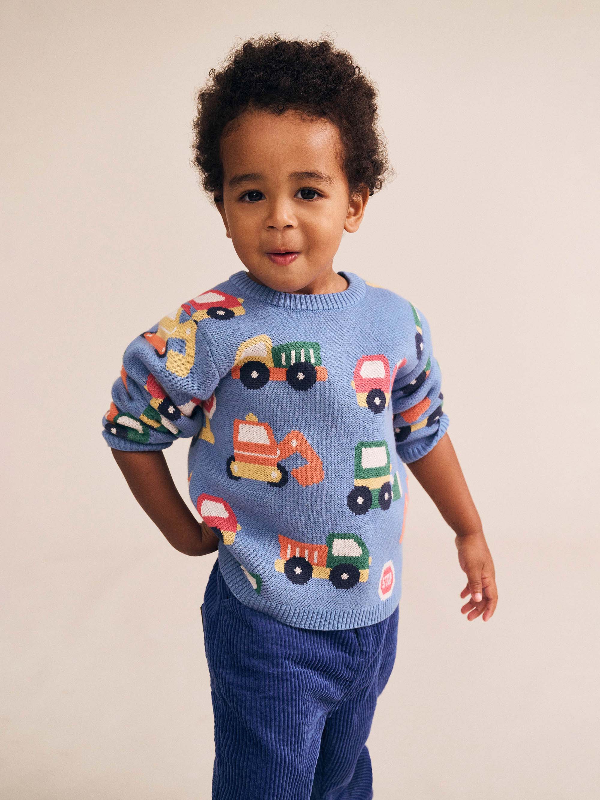 Huxbaby Boys Tops Construction Pullover