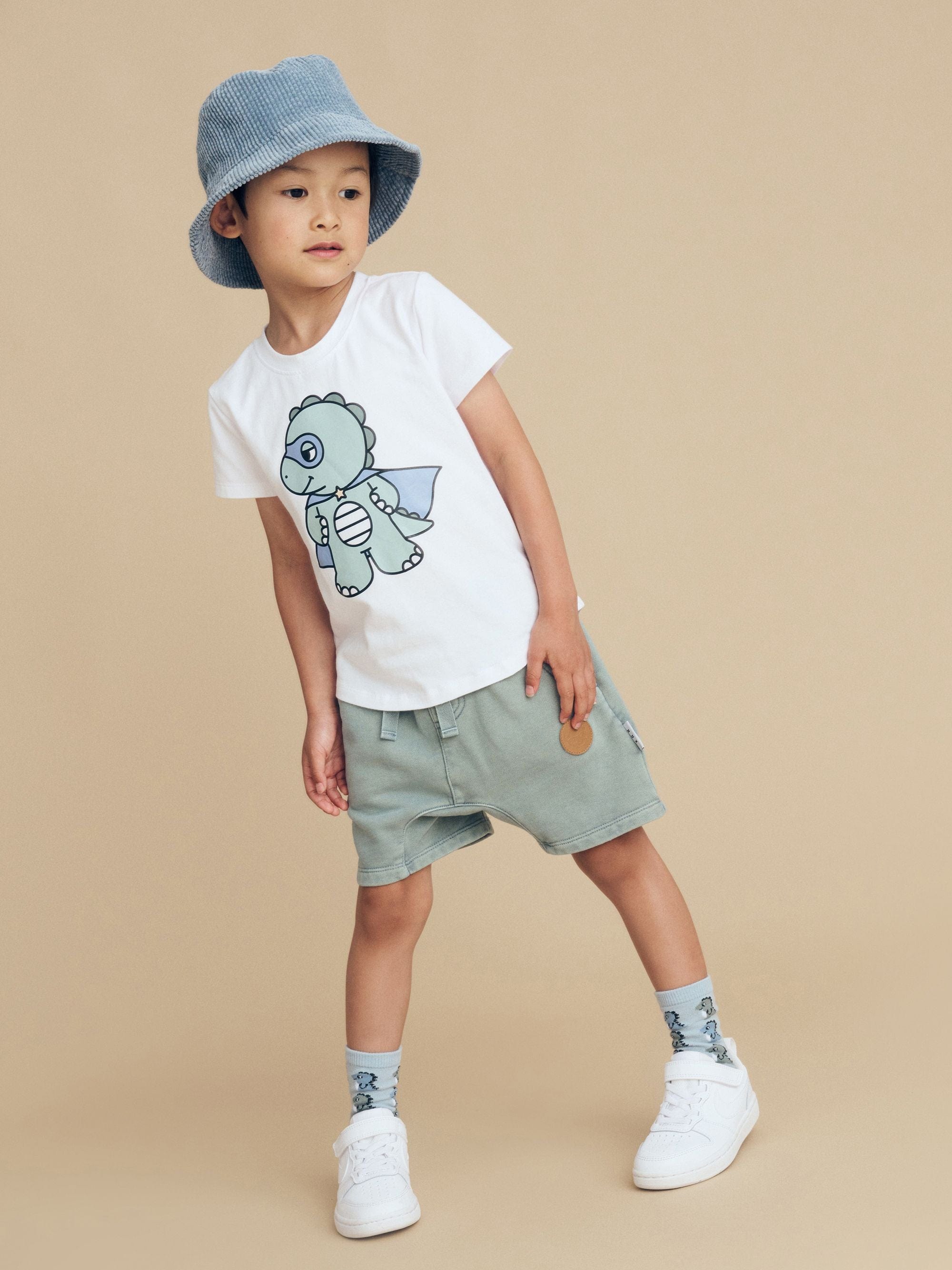 Huxbaby Boys Tops Dino Hero T-Shirt