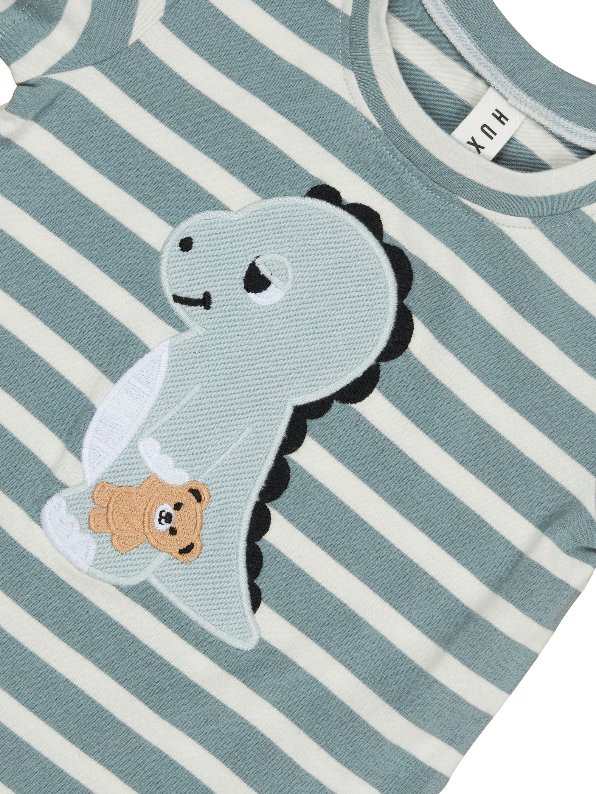 Huxbaby Boys Tops Dino Stripe T-Shirt