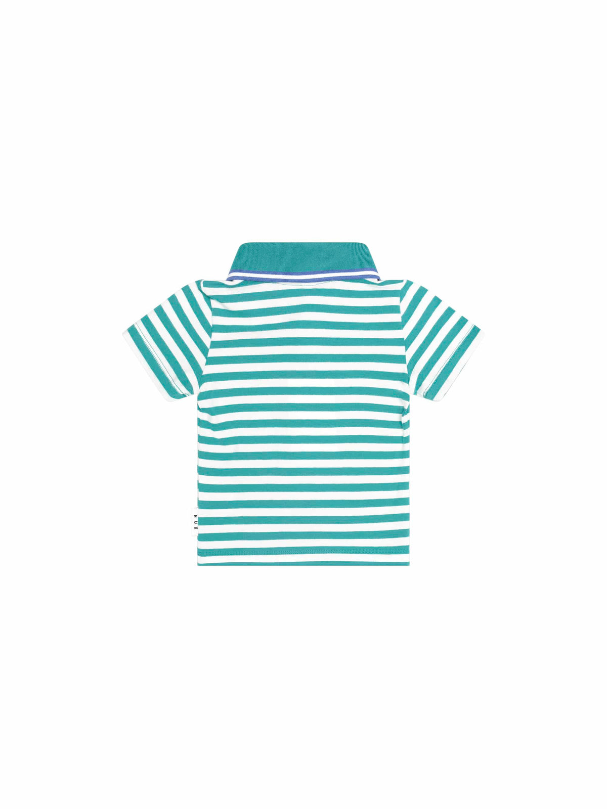 Huxbaby Boys Tops Green Stripe Polo