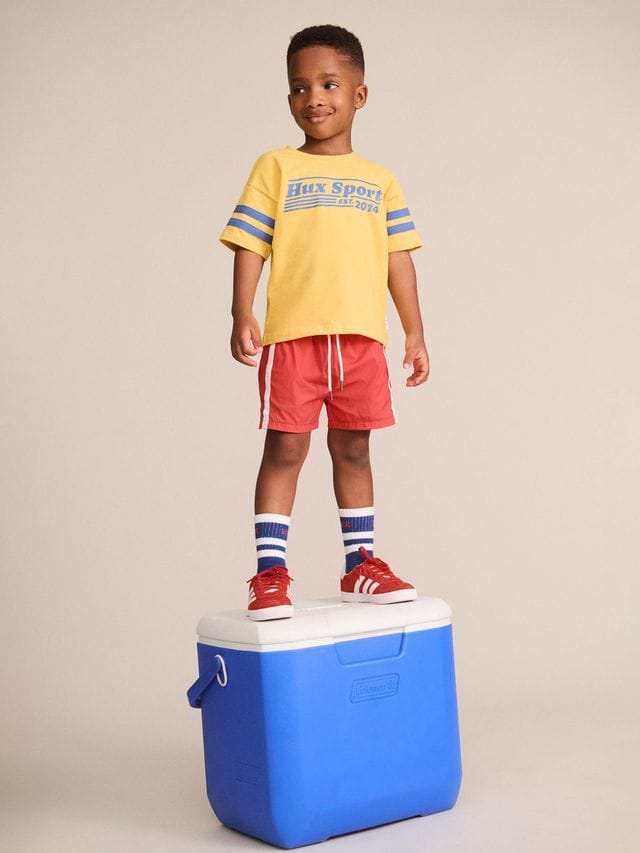 Huxbaby Boys Tops Hux Sport Sporty Stripe Tee