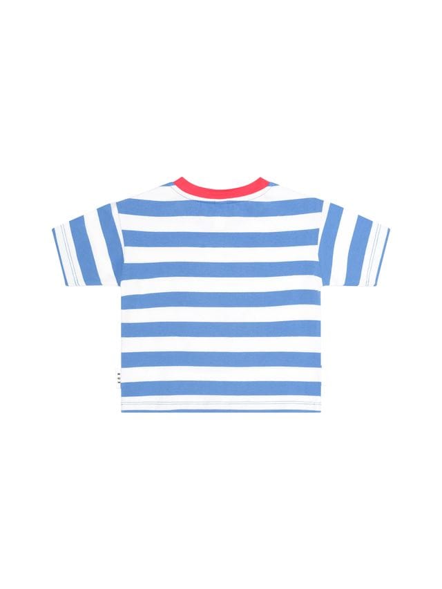 Huxbaby Boys Tops Nautical Stripe Sitting Hux Tee