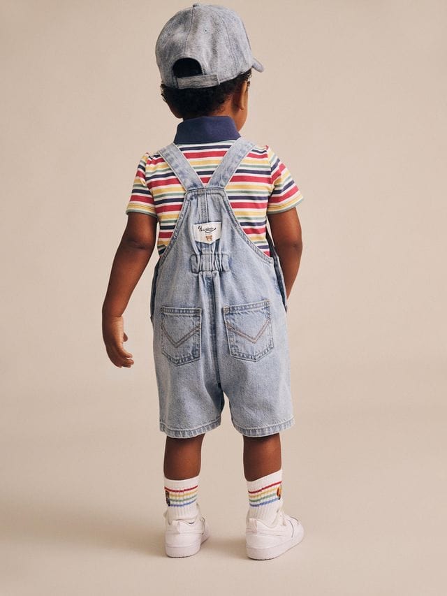 Huxbaby Boys Tops Polo Tee Vintage Stripe