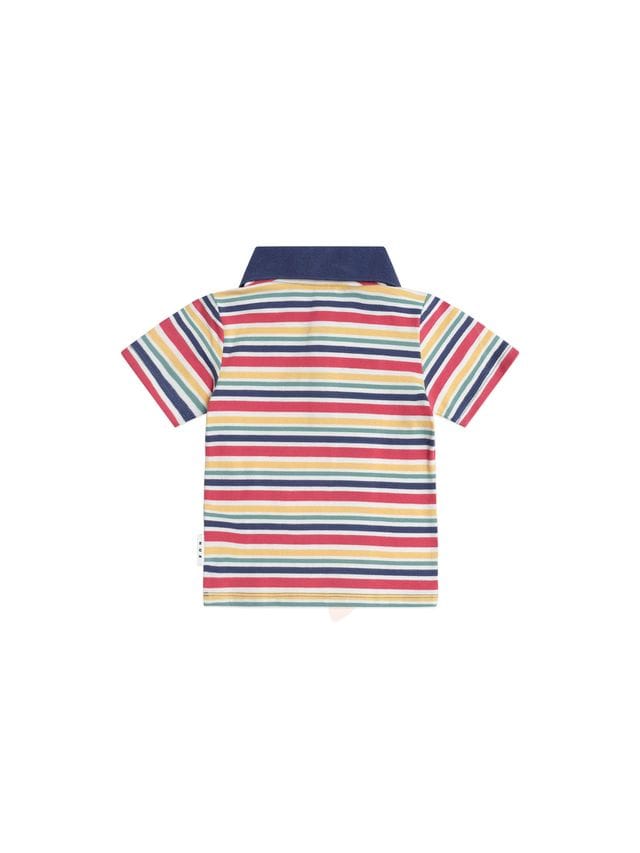 Huxbaby Boys Tops Polo Tee Vintage Stripe